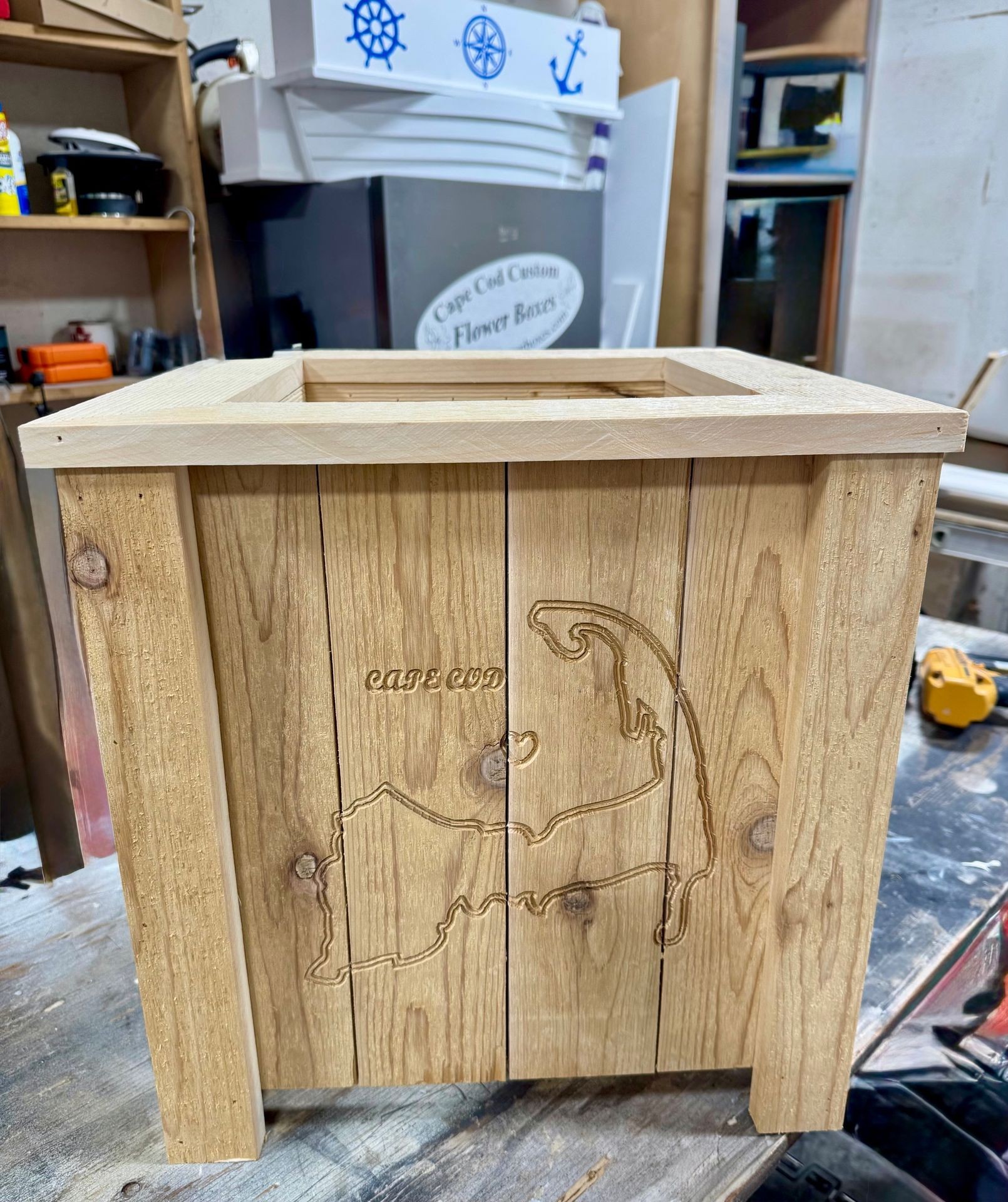 Cedar Square Planters