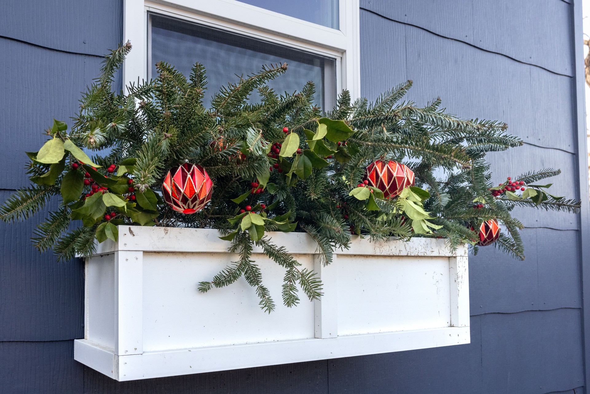 Christmas Window Box Decorations